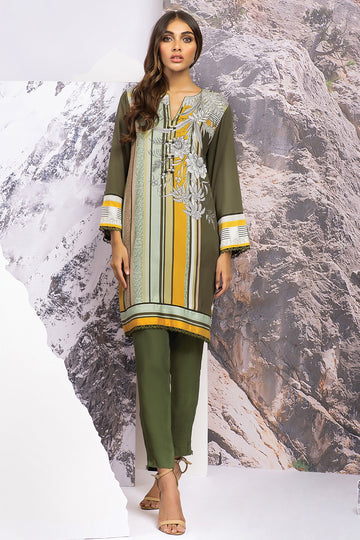 FW-35-21-GREEN Alkaram Winter Collection 2021